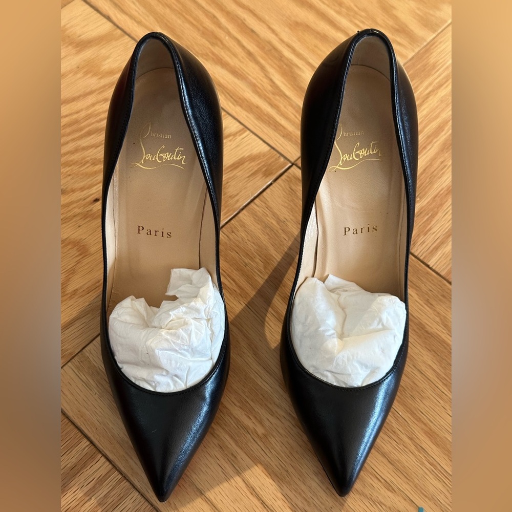 Christian Louboutin Pigalle Follies 100m Black Nappa Shiny